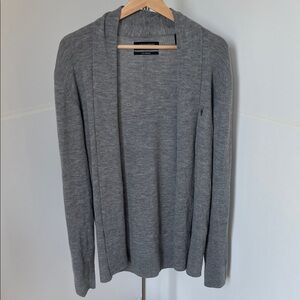 Men’s AllSaints open Merino cardigan. 
Size Medium